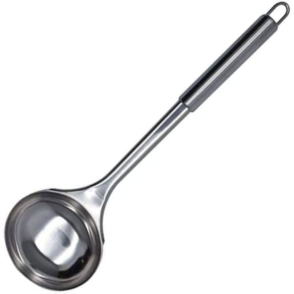 Øse - 1 stk - Rustfritt stål - Supper og sauser - Hverdagsmatlaging - 32,5 x 9,1 x 1,6 cm