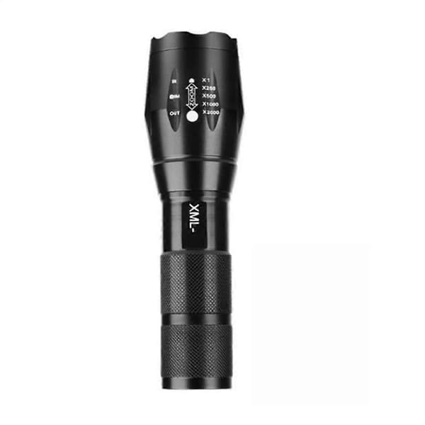 LED-taskulamppu vedenpitävä erittäin kirkas taskulamppu, zoomattava valokeila taskulamppu With Battery