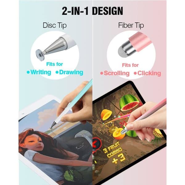 3 korkean tarkkuuden yleiskynän sarja tableteille ja älypuhelimille (Samsung, Xiaomi, iPhone, iPad)