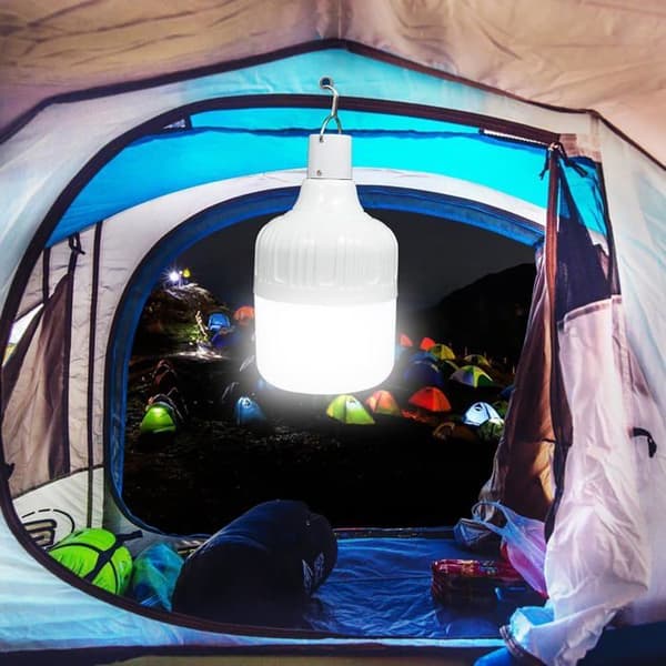 Denne bærbare, dæmpbare teltlampe er ideel til camping, vandreture og nødsituationer.