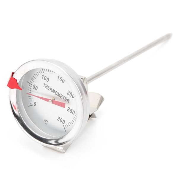 Steketermometer i rustfritt stål med 5 cm urskive for oljepanne TTE35125