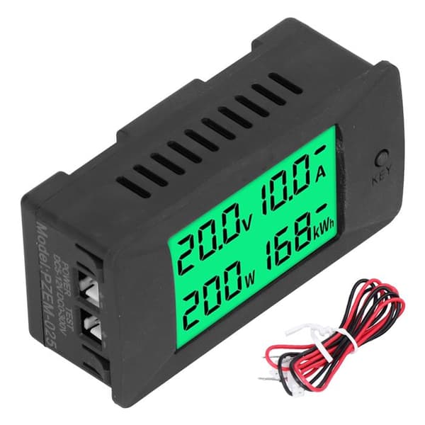 Digital LCD energimätare, spännings- och strömindikator, 5-12V DC voltmeter PZEM-025