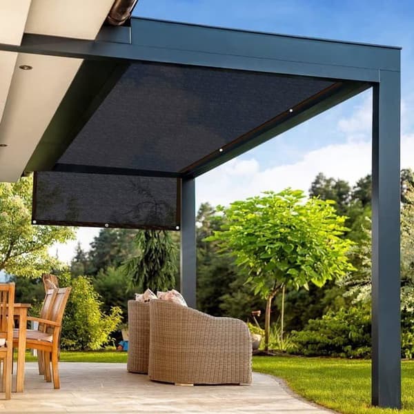 3x3m Polyethylen Skyggenet, 70% Procent, UV-resistent, Nem Installation til Have Drivhus