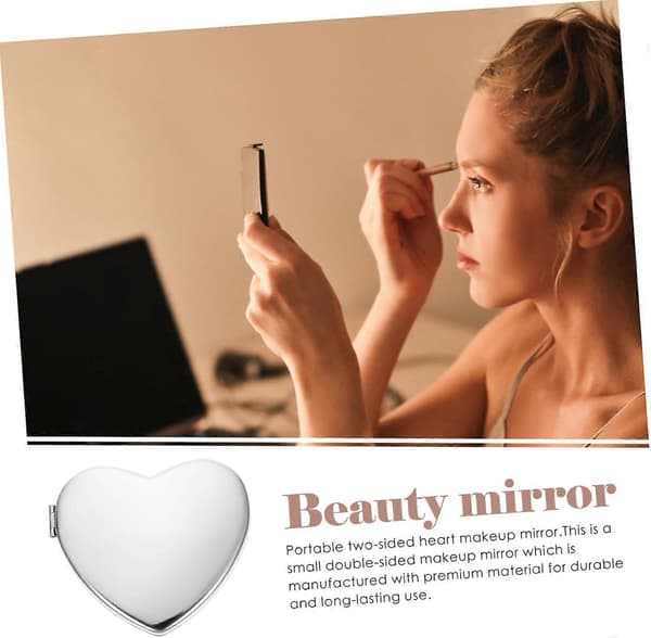 Love Makeup Spejl Hjerteformet Spejl Foldbart Makeup Spejl Hjerte Makeup Spejl Håndtaske Spejl Cure Spejl