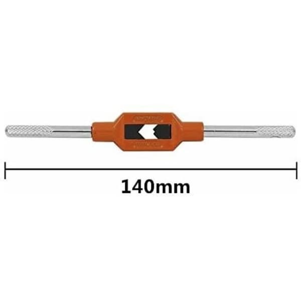 GABRIELLE M1.1 M1.2 M1.4 M1.6 M1.8 M2 M2.5 med justerbart gängkloppa M1-8, i plastfodral