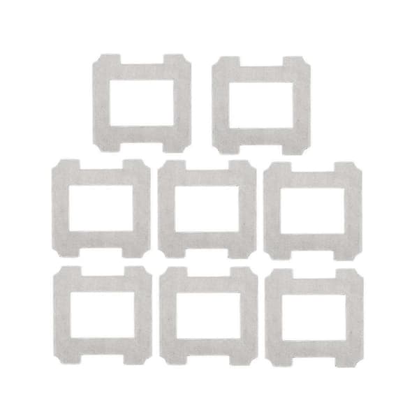 8 stk. for Winbot W1/W1 Pro vindusvasker moppeklut erstatningsreservedeler vaskbare moppeputer