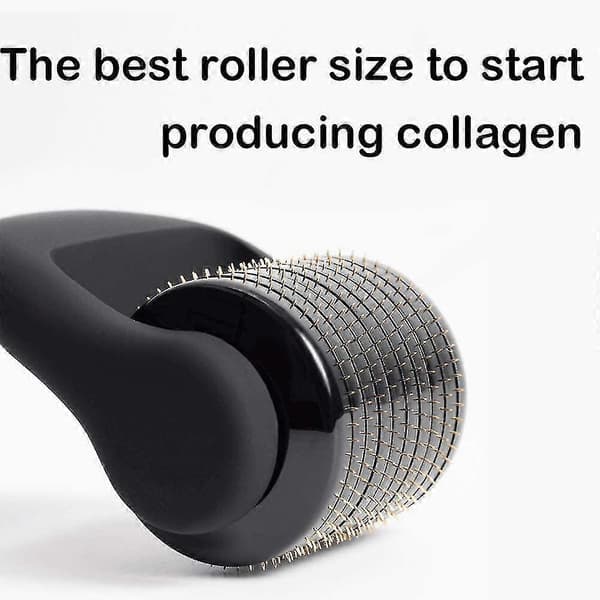 Derma Roller för Hår- & Skäggväxt - Microneedling Roller Skägg Dermaroller för Ansikte Kropp Hårbotten
