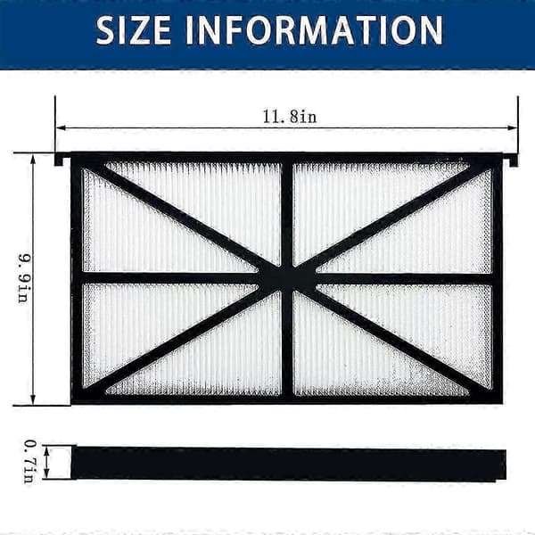 2-pak RCX70101PAK2 erstatningsfilterpatroner til robotpoolrensere til , SharkVac, Aqua Vac