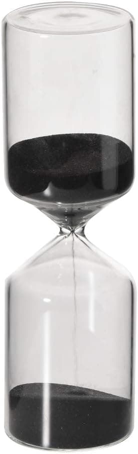 Timeglass, sylinderform 30 minutter sandklokke sandtimer glass hjemmepynt bursdagsgave
