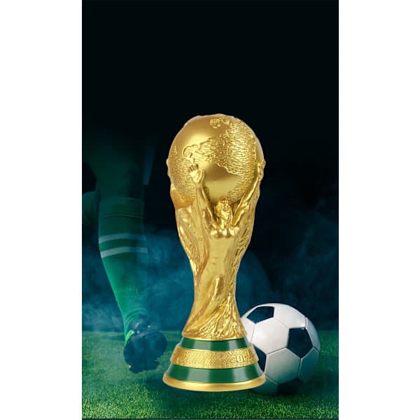 FIFA World Cup Trophy 2022 Qatar Replika 8,2 tommer - Ejer en samlerversion af verdens største fodboldpræmie