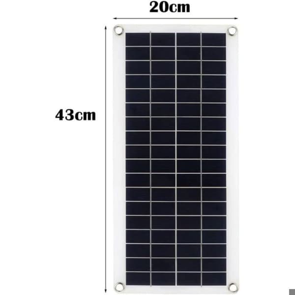Solcellepanel-sæt, fleksibelt solcellepanel, letvægts foldbart 300W monokrystallinsk off-grid panel, til bærbar celle