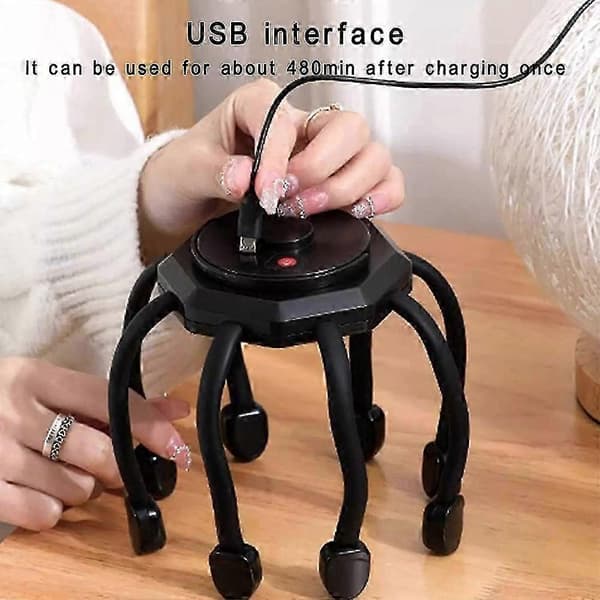 Ultra Scalpmassager, Elektrisk Scalpmassager med 3 Tilstande