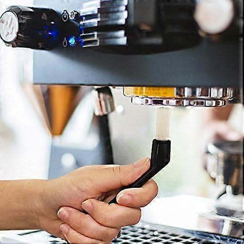 Kafferensebørstesæt til espressomaskine gruppehoved, sort, pakke med 3