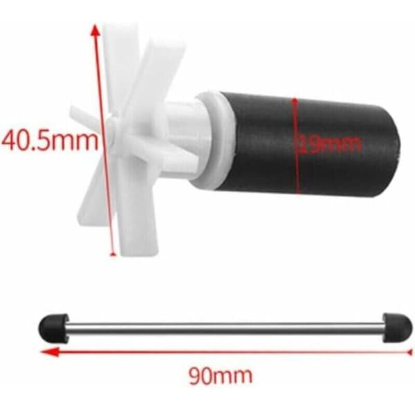 Lay-Z spa vattenpumpimpeller, impeller/rotor med gratis tätningssats, 2,5 m