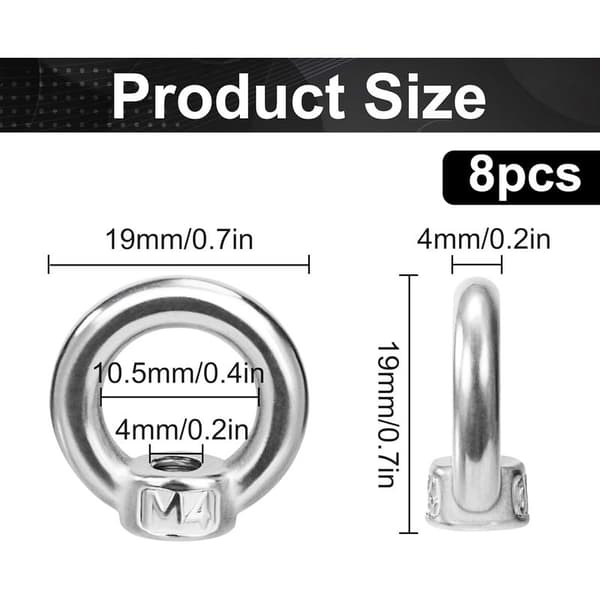 Sæt med 2 beslag i rustfrit stål med flange til 25 mm diameter garderobestang, rund flad base til fastgørelse af badeforhængsstænger