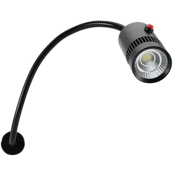 Redxiao Magnetisk LED-lysbase, justerbar maskinværktøjslampe til drejebænk, lyser med sølvlys