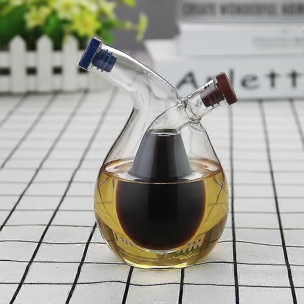 Køkken To-i-En Oliedispenser Design Eddikeflaske Oliven dåse Kvalitetsolie Hælder Krydderi Dispenser