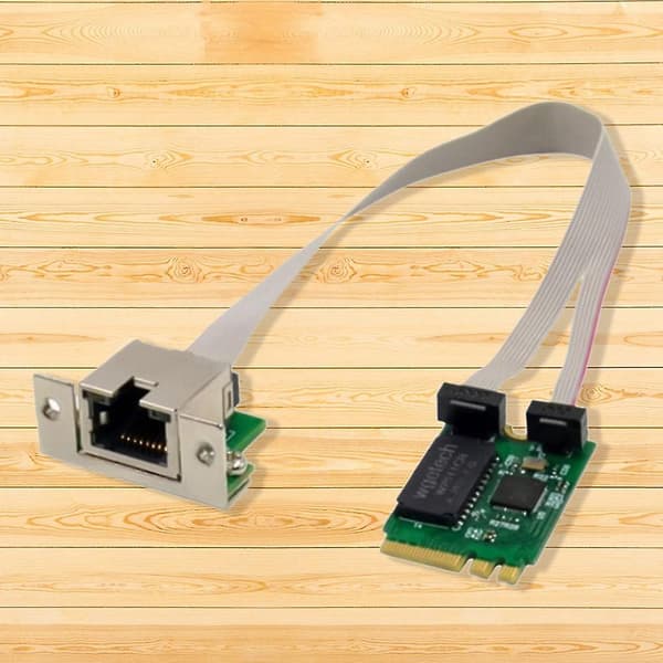 M.2 A+E 2.5G Ethernet-sovitin 2.5G/1G/100M Multi-Gigabit M.2-verkkokortti 8125B COM