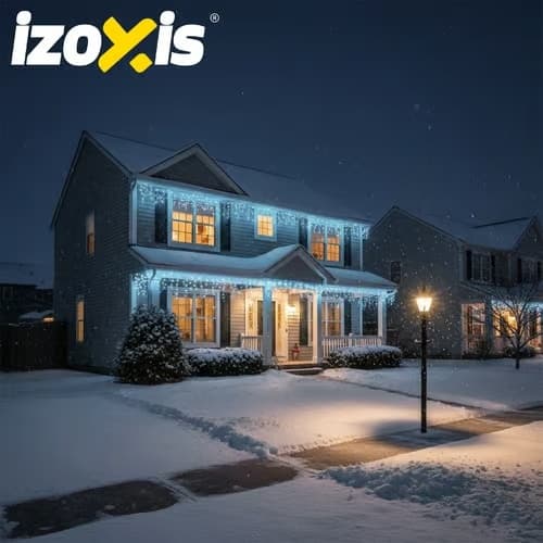 Julgransbelysning utomhus / LED-ljusslinga - 15m vit white