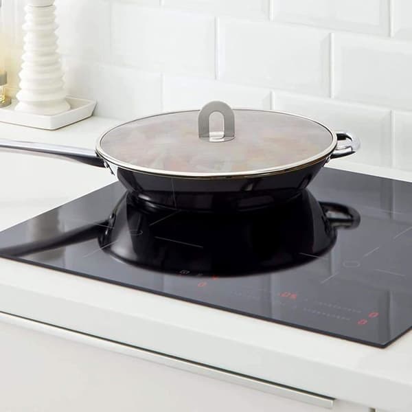 Sprutbeskyttelse - Sett med 3 - Rustfritt stål - Matlagingsbeskyttelse - For stekepanner - Diametre 25cm, 29cm