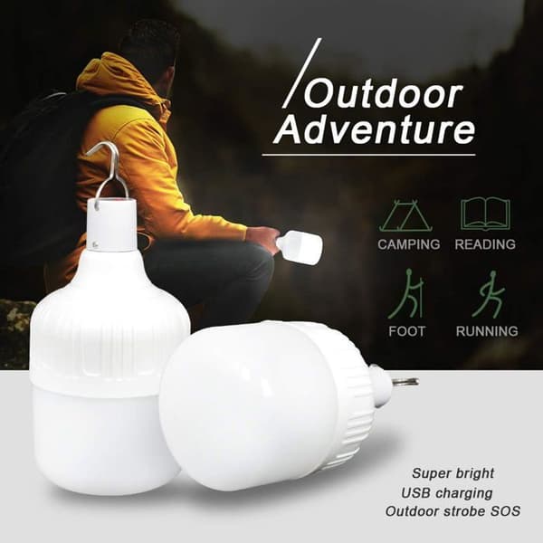 Denne bærbare, dæmpbare teltlampe er ideel til camping, vandreture og nødsituationer.