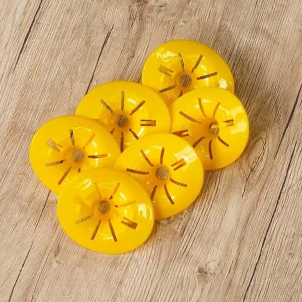 Förpackning med 6 DIY miljövänliga getingfällor för bålgetingar, flugor, flygande insekter, återvunna plastflaskor