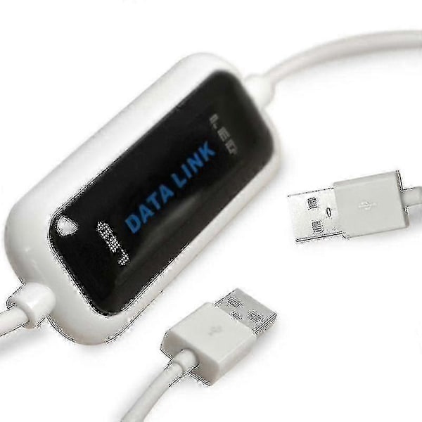Usb Dataoverførselskabel Pc Til Pc Kompatibel Med Windows - Usb 2.0 Data Link Pc Link Kabel