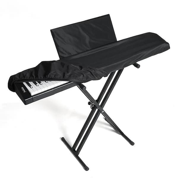 Dammskydd för Piano Keyboard 88 Tangenter, Med Notställsskydd, Elpianosskydd, och Tvättbart