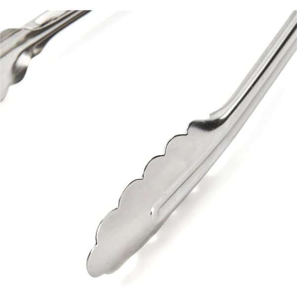 Tang - 1 enhet - Rustfritt stål - Eikebladtupper - Kjøkken og buffet - 40 cm