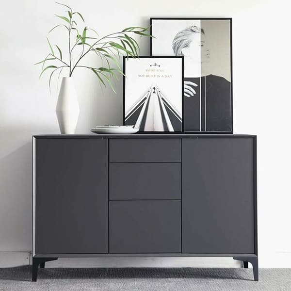 Sæt med 4 møbelben, 10 cm moderne metalbordben i trekantet form, hårnålsformede møbelben til skabe, sofaer