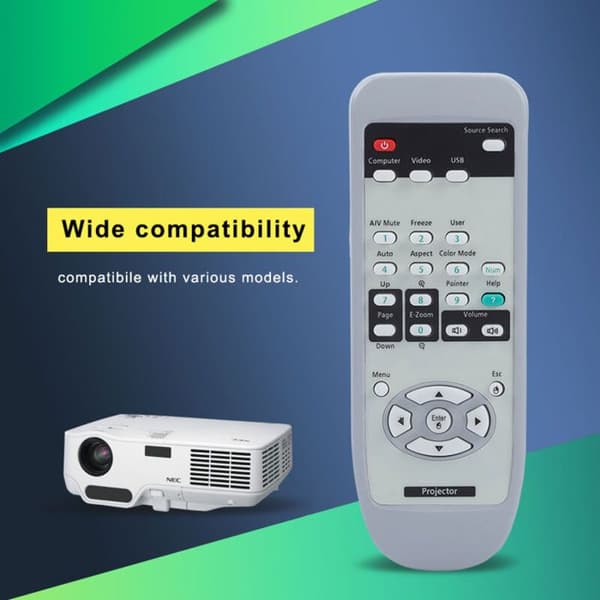 Universal erstatningsfjernbetjening til EPSON EMP-7800 EMP-7850 projektorer
