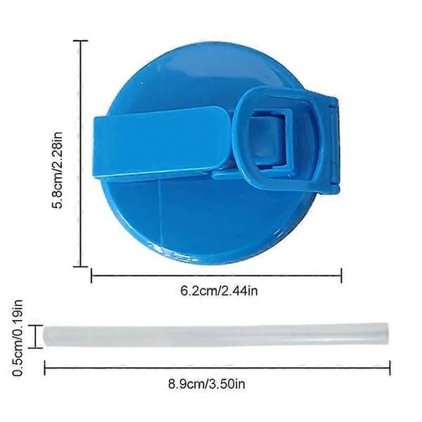 4-pack 4-färgs läskburkslock med sugrör, silikonsugrör läskburkslock, sugrör läskburkslock