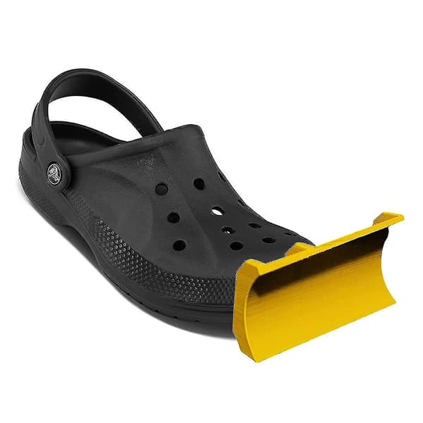 1 par sneplov til Crocs tilbehør, sneplov Croc Charm tilbehør Yellow