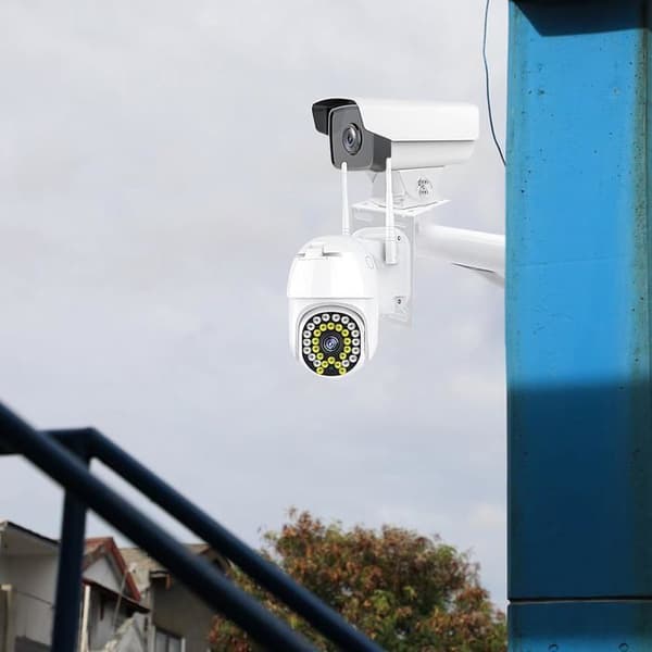 L-formet veggfeste for CCTV-kamera - 1 enhet - Galvanisert stål - Universell montering - Innendørs og utendørs bruk