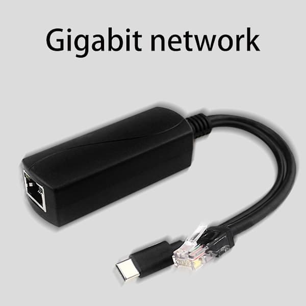Poe Splitter USB-C 5V Gigabit Poe USB-C Adapter IEEE 802.3af Kompatibel til IP