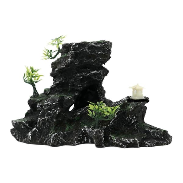 Akvarium Dekorert Stein Unik Steinpynt for Akvarium Mikrolandskap