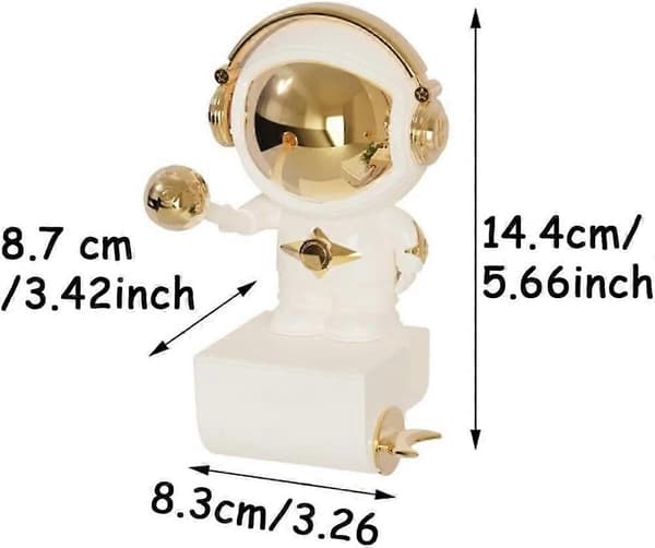 Cosmopress Tube Squeezer, Multifunksjonell tannkremrulleklemmer Golden without moon