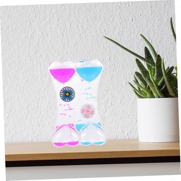 Timglas Timer Leksaker Dekor Flytande Timer Kökstimer Timglas Flytande Timglas Leksak för Sensorisk Leksak