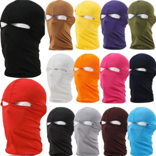 Vinter Helansiktsmask Varm Utomhus Cykling Vindskydd sky blue