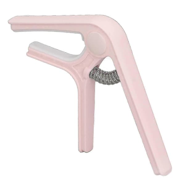 Solid rosa ABS gitar capo fjærklemme for akustisk gitar ws