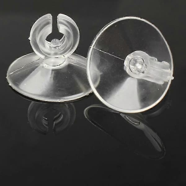 10 stk. Akvariumssugerkopper til 4/6 mm luftledningspipe-rørtrådsholder