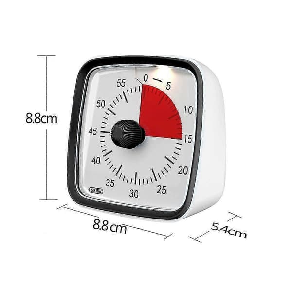 60-minutters timer, klasseværelses-timer, nedtællingstimer til børn og voksne, tidsstyring til
