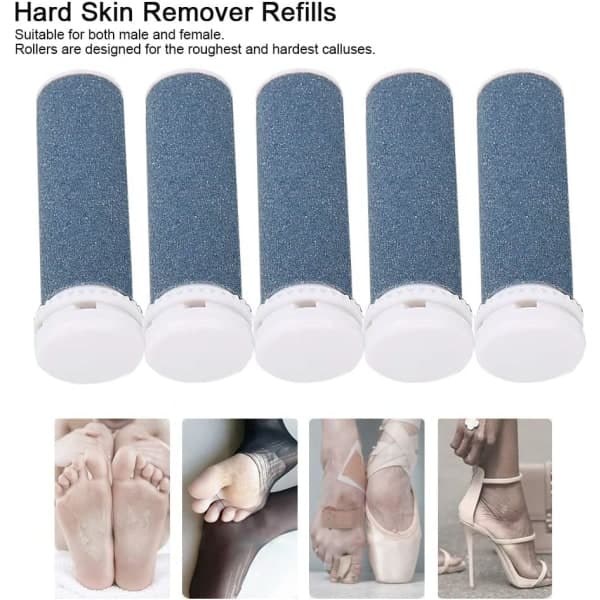 10-pak rullerhoder kompatible med Emjoi Micro Pedi Nano, utskiftning