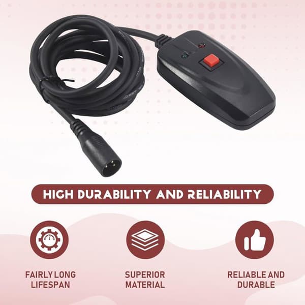 XLR Kablet Kontroller - 1 Enhet - Plast - For 400W 900W Røykmaskin - Scenelys