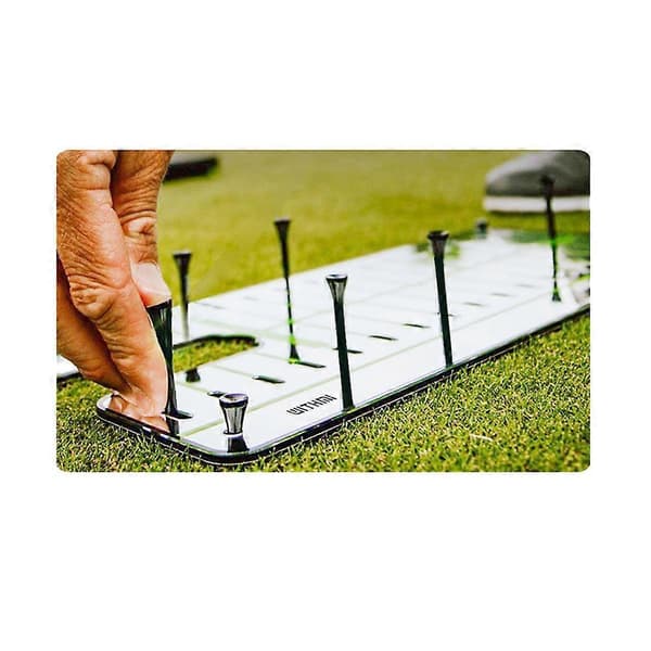 Golf Putting Alignment Mirror Träningshjälpmedel Undervisningsutrustning Speglar Hållningskorrigerare för O