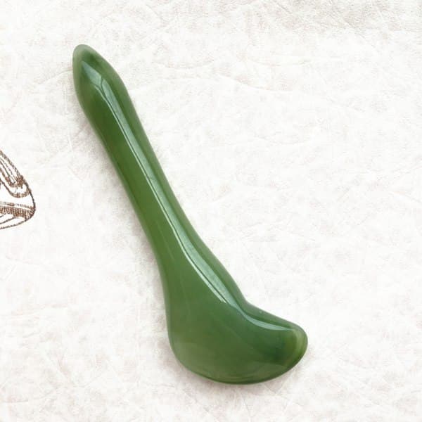 7-delars Gua Sha-set, Harts Gua Sha-set för ansikte och nacksmärta amber