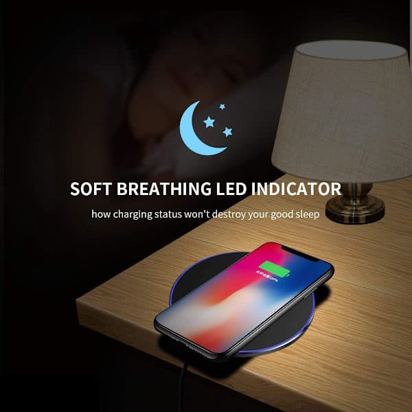 30W Rask Trådløs Lader Samsung, Iphone Airpods Lading
