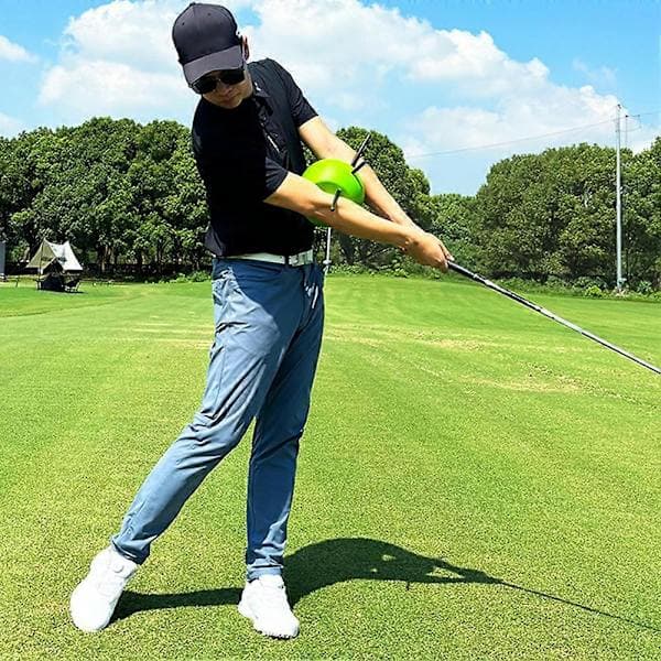 The Connector Golf Training Aid - Golf Swing Trainer Aid Ball & Adjustment Rod, Improves Swing Mechanics & Precision D D