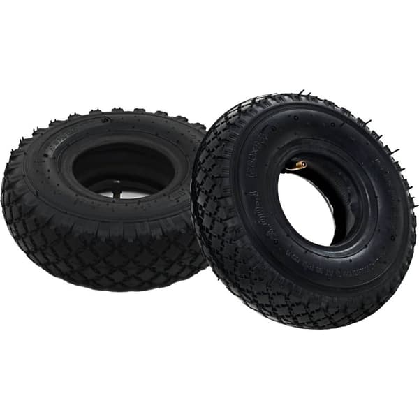 däck, 2 innerslangar 3.00 - 4 260 x 85 för pirror, gummi