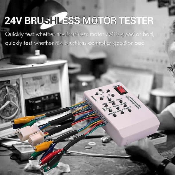 24v/36v/48v/60v/72v Elbil E-cykel Scooter Børsteløs Motor Controller Tester